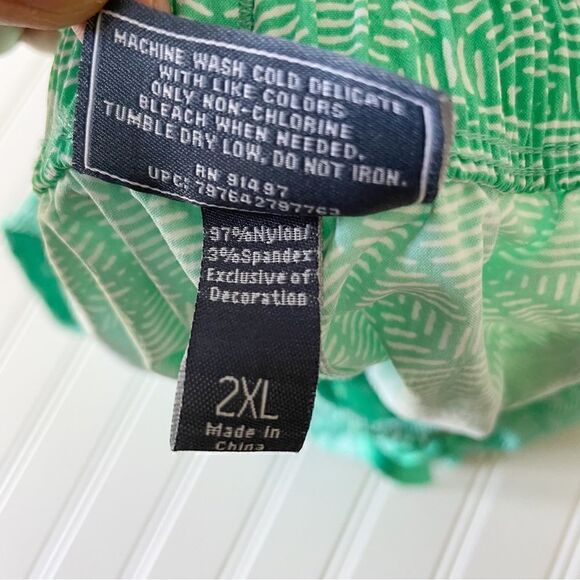 Lauren James Nylon Printed Shorts | Mint - Size XXL - Picture 6 of 7